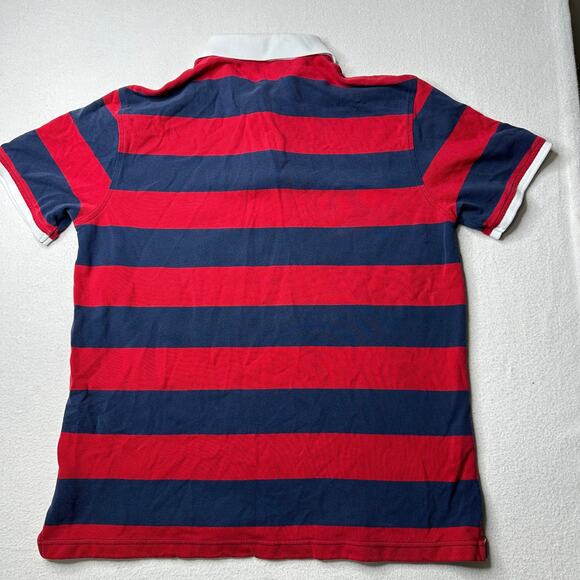 Lands End Mens Polo Tailored Fit Size L Rugby Golf Athletic Vintage - Picture 11 of 11